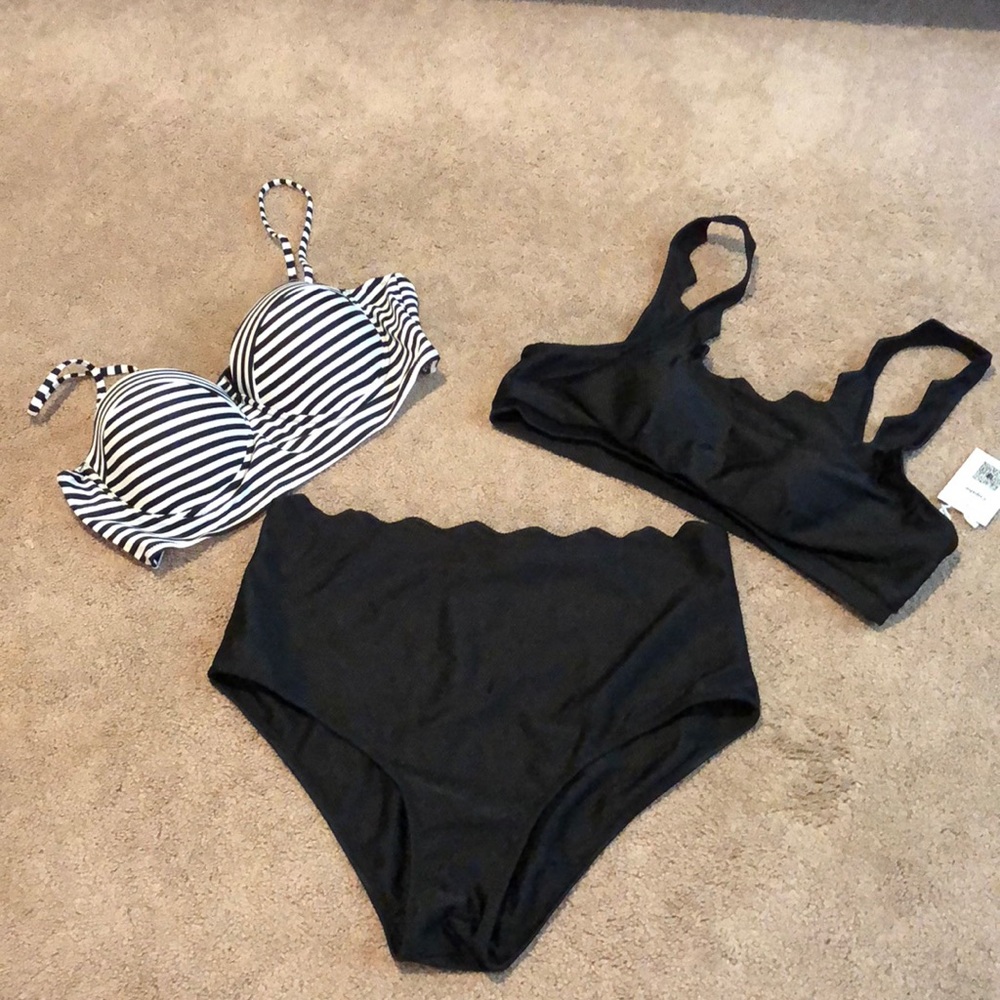 BRAND NEW Cupshe bathing suit. Includes 2 TOPS!